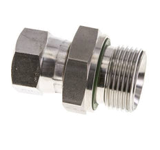 Mamelon réducteur JIC UNF 3/4''-16 Femelle x G3/4'' Mâle Ajustable Acier inoxydable 250bar (3512.5psi)