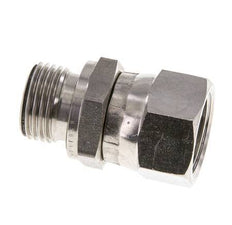Mamelon réducteur JIC UNF 7/8''-14 Femelle x G1/2'' Mâle Ajustable Acier inoxydable 210bar (2950.5psi)