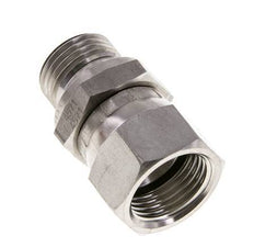 Mamelon réducteur JIC UNF 7/8''-14 Femelle x G1/2'' Mâle Ajustable Acier inoxydable 210bar (2950.5psi)