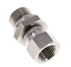 Mamelon réducteur JIC UNF 9/16''-18 Femelle x G3/8'' Mâle Ajustable Acier Inoxydable 275bar (3863.75psi)