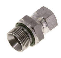 Mamelon réducteur JIC UNF 7/8''-14 Femelle x G3/4'' Mâle Ajustable Acier inoxydable 250bar (3512.5psi)
