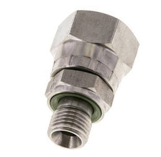 Mamelon réducteur JIC UNF 3/4''-16 Femelle x G1/4'' Mâle Ajustable Acier Inoxydable 275bar (3863.75psi)