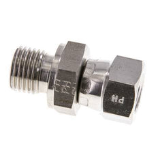 Mamelon réducteur JIC UNF 7/16''-20 Femelle x G1/4'' Mâle Ajustable Acier inoxydable 310bar (4355.5psi)