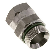 Mamelon réducteur JIC UN 1-7/8''-12 Femelle x G1 1/2'' Mâle Ajustable Acier inoxydable 105bar (1475.25psi)