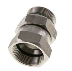 Mamelon réducteur JIC UN 1-7/8''-12 Femelle x G1 1/2'' Mâle Ajustable Acier inoxydable 105bar (1475.25psi)