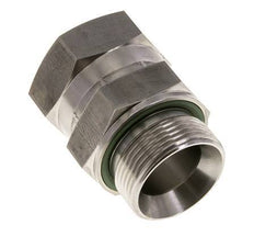 JIC Reducing Nipple UN 1-5/8''-12 Female x G1 1/4'' Male Adjustable Stainless Steel 140bar (1967.0psi)