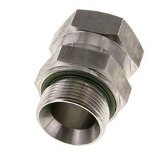 Mamelon réducteur JIC UN 1-5/8''-12 Femelle x G1 1/4'' Mâle Ajustable Acier inoxydable 140bar (1967.0psi)