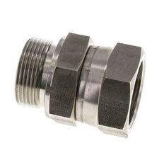 Mamelon réducteur JIC UN 1-5/8''-12 Femelle x G1 1/4'' Mâle Ajustable Acier inoxydable 140bar (1967.0psi)
