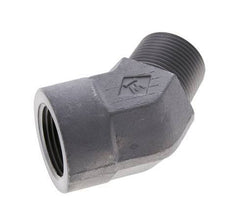 45deg Angled Fitting 1'' NPT Male x Female Steel 140bar (1967.0psi)