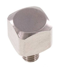 Raccord coudé 90deg M5 mâle x femelle Acier inoxydable 16bar (224.8psi)