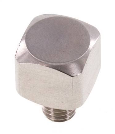 Raccord coudé 90deg M5 mâle x femelle Acier inoxydable 16bar (224.8psi)