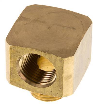 Raccord coudé 90deg G1/2'' Mâle x Femelle Laiton 16bar (224.8psi)