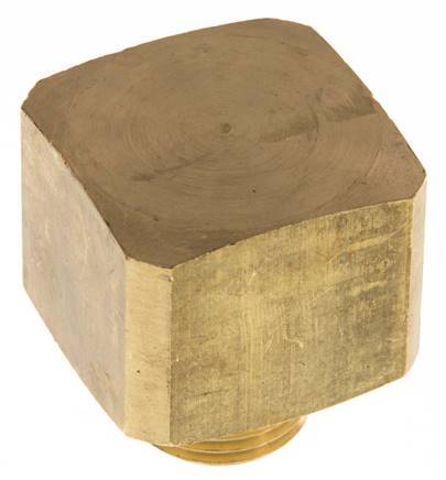 Raccord coudé 90deg G1/2'' Mâle x Femelle Laiton 16bar (224.8psi)