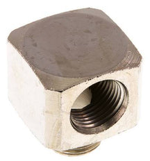 Raccord coudé 90deg G1/2'' Mâle x Femelle Laiton nickelé 16bar (224.8psi)