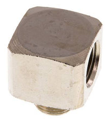 Raccord coudé 90deg G1/2'' Mâle x Femelle Laiton nickelé 16bar (224.8psi)