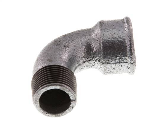 Raccord coudé 90deg G3/4'' mâle x femelle PVDF 10bar (140.5psi) FDA