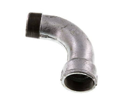 Raccord coudé 90deg 1 1/2'' Mâle R x Femelle Rp Long Fonte 25bar (351.25psi)