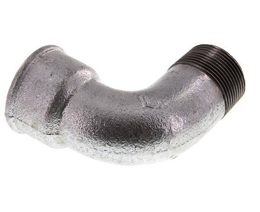 Raccord coudé 90deg 1 1/4'' Male R x Female Rp Short Cast Iron 25bar (351.25psi)