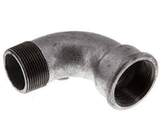 Raccord coudé 90deg 1 1/2'' Male R x Female Rp Short Cast Iron 25bar (351.25psi)