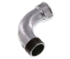 Raccord coudé 90deg 2'' Mâle R x Femelle Rp Long Fonte 25bar (351.25psi)