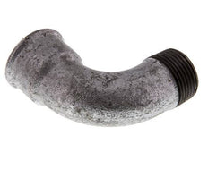 Raccord coudé 90deg 1'' Mâle R x Femelle Rp Court Fonte 25bar (351.25psi)
