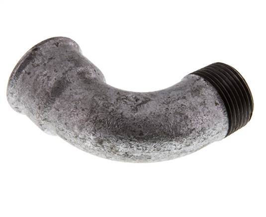 90deg Angled Fitting 1'' Male R x Female Rp Short Cast Iron 25bar (351.25psi)