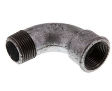 Raccord coudé 90deg 1'' Mâle R x Femelle Rp Court Fonte 25bar (351.25psi)
