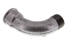 Raccord coudé 90deg 1'' Mâle R x Femelle Rp Long Fonte 25bar (351.25psi)