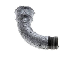 90deg Angled Fitting 3/8'' Male R x Female Rp Long Cast Iron 25bar (351.25psi) [2 Pieces]