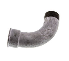 90deg Angled Fitting 1 1/4'' Male R x Female Rp Long Cast Iron 25bar (351.25psi)