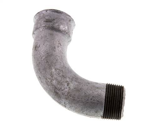 90deg Angled Fitting 1 1/4'' Male R x Female Rp Long Cast Iron 25bar (351.25psi)