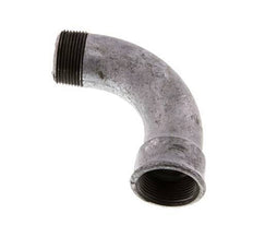 Raccord coudé 90deg 1 1/4'' Mâle R x Femelle Rp Long Fonte 25bar (351.25psi)