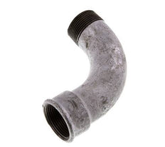 Raccord coudé 90deg 1 1/4'' Mâle R x Femelle Rp Long Fonte 25bar (351.25psi)