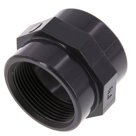 Manchon Rp1 1/2'' Femelle PVC-U 16bar (224.8psi) EN 1452-3 [2 Pièces]