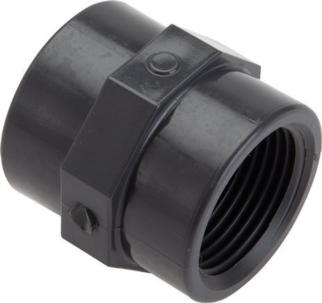 Socket Rp3/8'' Female PVC-U 16bar (224.8psi) EN 1452-3 [5 Pieces]
