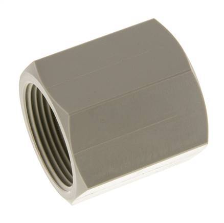 Douille G1 1/4'' femelle Polypropylène (pp) 10bar (140.5psi) FDA 50mm Hex
