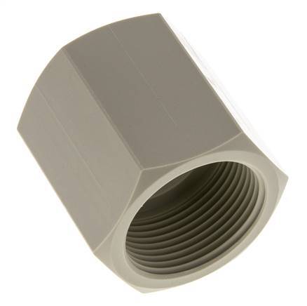 Douille G1 1/4'' femelle Polypropylène (pp) 10bar (140.5psi) FDA 50mm Hex