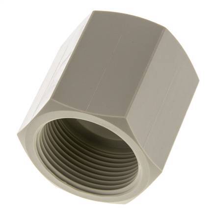 Douille G1 1/4'' femelle Polypropylène (pp) 10bar (140.5psi) FDA 50mm Hex