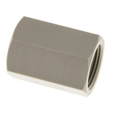 Douille G3/4'' femelle Polypropylène (pp) 10bar (140.5psi) FDA 32mm Hex
