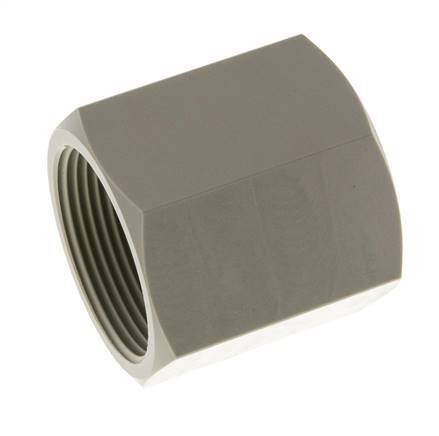 Douille G1 1/2'' femelle Polypropylène (pp) 10bar (140.5psi) FDA 55mm Hex