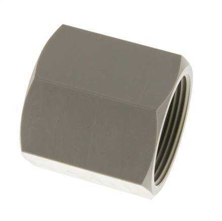 Douille G1 1/2'' femelle Polypropylène (pp) 10bar (140.5psi) FDA 55mm Hex