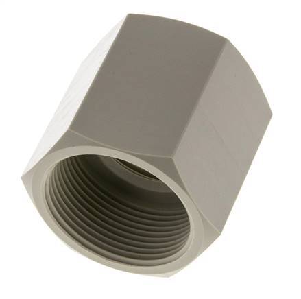 Douille G1 1/2'' femelle Polypropylène (pp) 10bar (140.5psi) FDA 55mm Hex