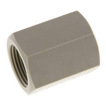 Socket G1'' Female Polypropylene (pp) 10bar (140.5psi) FDA 43mm Hex