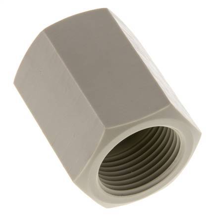 Douille G1'' femelle Polypropylène (pp) 10bar (140.5psi) FDA 43mm Hex