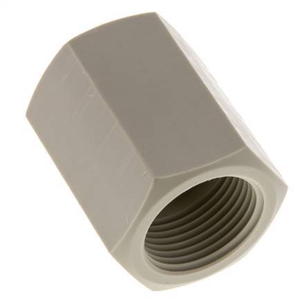 Douille G1'' femelle Polypropylène (pp) 10bar (140.5psi) FDA 43mm Hex