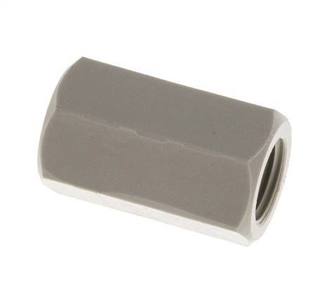 Socket G1/8'' Female Polypropylene (pp) 10bar (140.5psi) FDA 14mm Hex [2 Pieces]