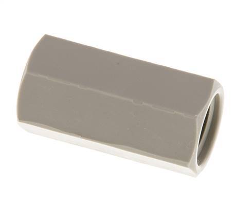 Douille G1/4'' femelle Polypropylène (pp) 10bar (140.5psi) FDA 17mm Hex