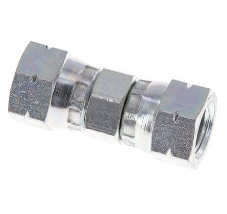 Connecteur JIC UNF 7/16''-20 Acier 310bar (4355.5psi)