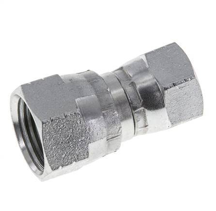 Raccord réducteur JIC UNF 9/16''-18 x UNF 3/4''-16 Acier 275bar (3863.75psi)