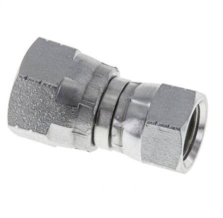Raccord réducteur JIC UNF 9/16''-18 x UNF 3/4''-16 Acier 275bar (3863.75psi)